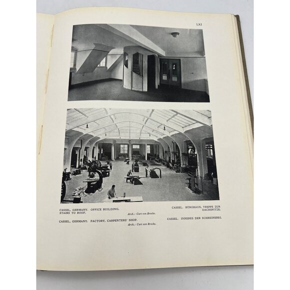Architectural Design in Concrete 1927 Hardcover T.P. Bennett Vintage Book - Picture 7 of 12